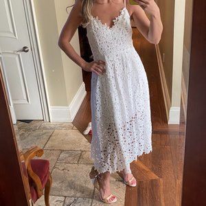 White lace dress